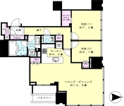 2LD・K+WIC+SIC　<br>84.97m²　(NORTH　TOWER）