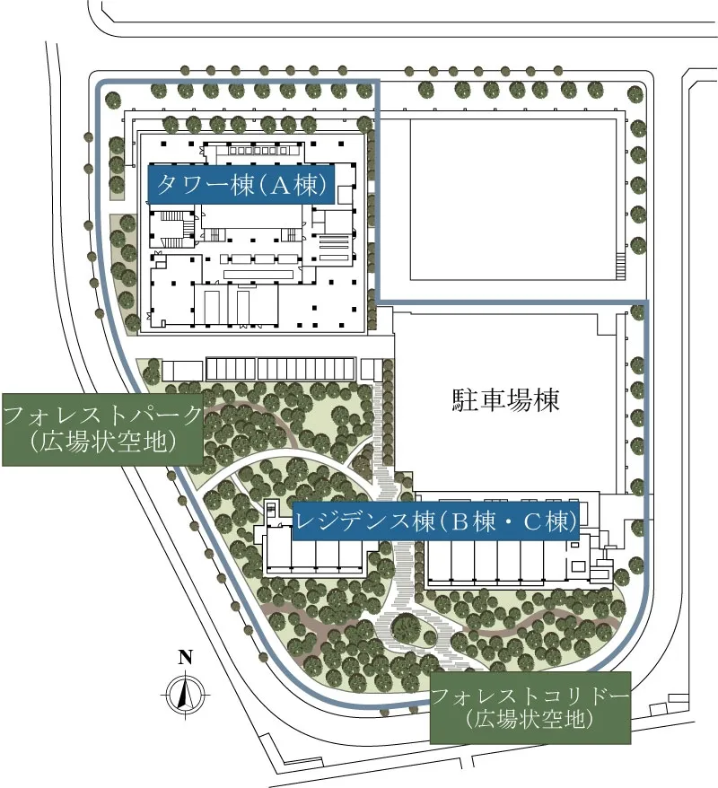 敷地配置図