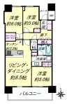 3LD・K+WIC<br>70.08m²