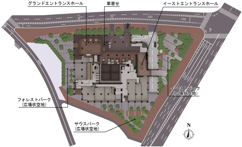 敷地配置図
