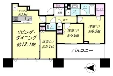 3LD・K+WIC<br>70.58m²