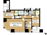 2LD・K＋2WIC　<br>76.97m²