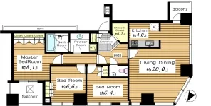 3LD・K　<br>100.85m²