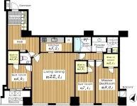 3LD・K＋3WIC　<br>123.16m²
