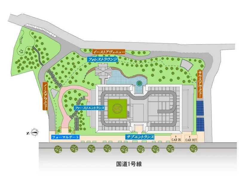 敷地配置図