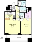 1LD・K+WIC　<br>53.40m²
