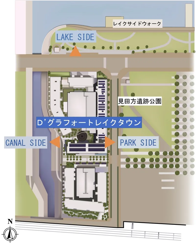 敷地配置図