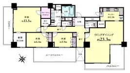 3SLD・K+WIC+書斎　<br>141.12m²