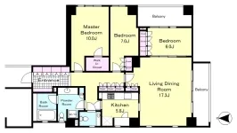 3LDK<br>111.40m²