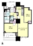 2LD・K+WIC<br>55.77m²
