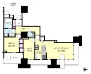 2LD・K+N<br>64.59m²