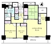 2LD・K<br>85.44m²