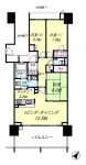 3SLD・K+WIC<br>76.71m²
