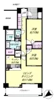 2LDK+WIC+N+S<br>71.54m²