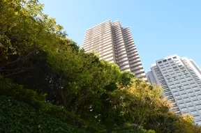 南東側から見た外観