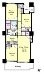 3LD・K+WIC　<br>79.32m²