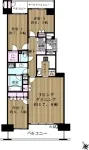 3LDK+ＷＩＣ<br>92.06m²