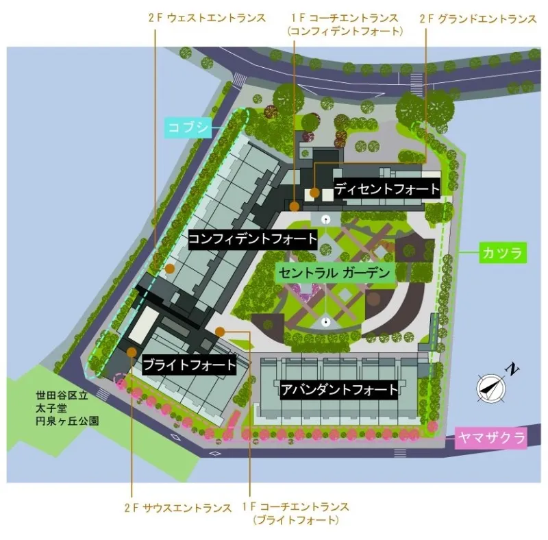 敷地配置図