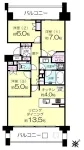 3LD・K＋WIC<br>81.45m²
