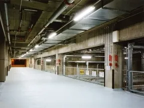 安全で快適な敷地内駐車場