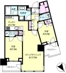 2LD・K+WIC+SIC<br>65.56m²
