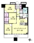 3LD・K+2WIC<br>70.11m²