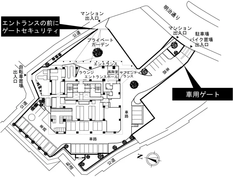 敷地配置図