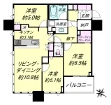 3SLD・K+WIC<br>70.91m²