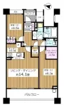 2LDK+N+WIC<br>73.05m²