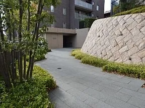 松風の邸までのアプローチ