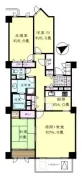 イーストヒルB棟の代表的間取り<br>101.58m²
