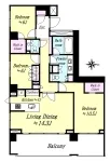 3LD・K＋2WIC<br>102.66m²