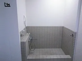 ペット用足洗い場