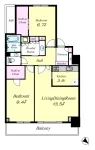 2LD・K＋WIC　<br>80.42m²　