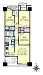 3LDK<br>74.14m²