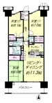 3LDK+2WIC<br>75.69m²