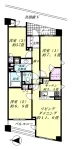 3LDK+WIC<br>77.57m²