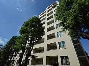 南東側道路から見た外観