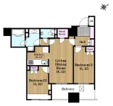 2ＬＤＫ<br>61.88m²