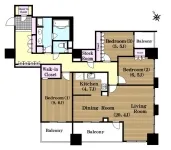 3ＬＤＫ<br>122.28m²