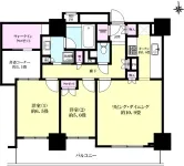 2ＬＤＫ+ＷＩＣ+ＳＩＣ+ＤＥＮ<br>73.80m²