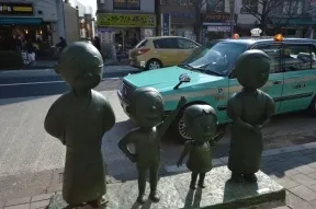サザエさんの銅像