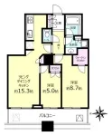 2LDK＋W<br>64.46m²