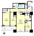 3LDK＋W<br>82.68m²