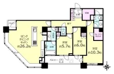3LDK＋S＋W<br>118.11m²