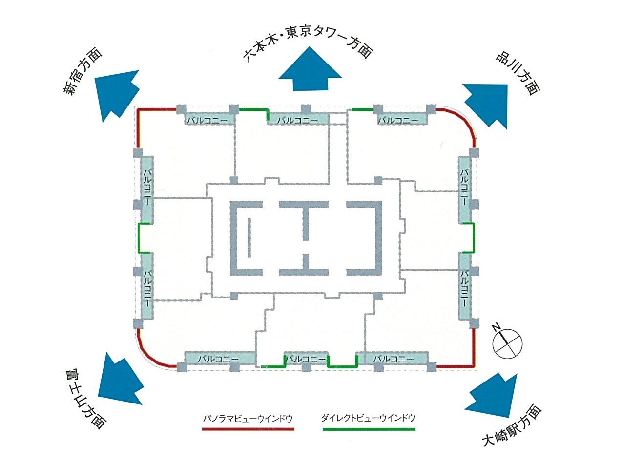 間取 配置図 ル サンク大崎シティタワー 住友不動産販売 で売却 査定 購入 中古マンション
