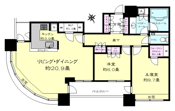 間取 配置図 ル サンク大崎シティタワー 住友不動産販売 で売却 査定 購入 中古マンション