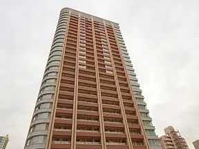 水のテラスから見上げた外観