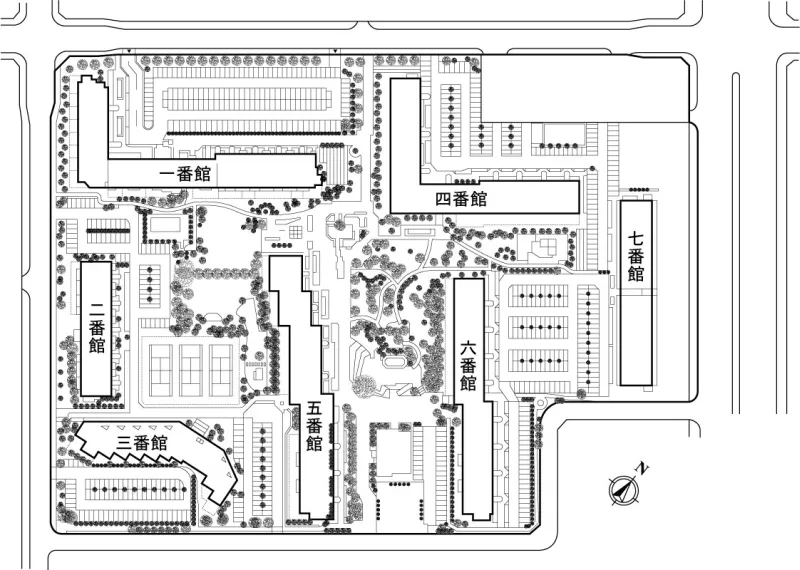 敷地配置図