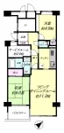 ２ＳＬＤＫ<br>６４．０７m²